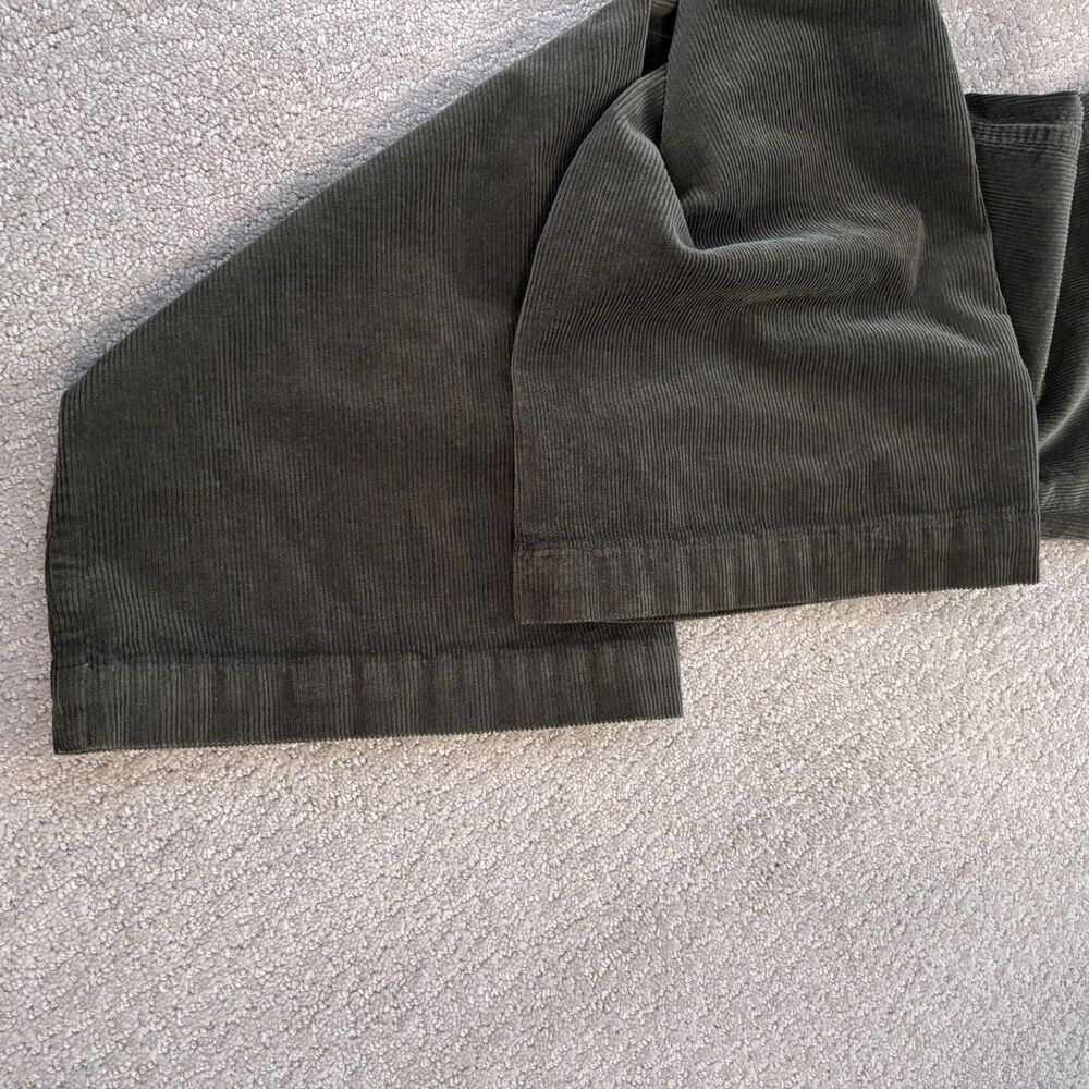 Anthropologie Pilcro 30 Bootcut Green Corduroy Trouser Pants Boho Hippie Goblin - Picture 5 of 14
